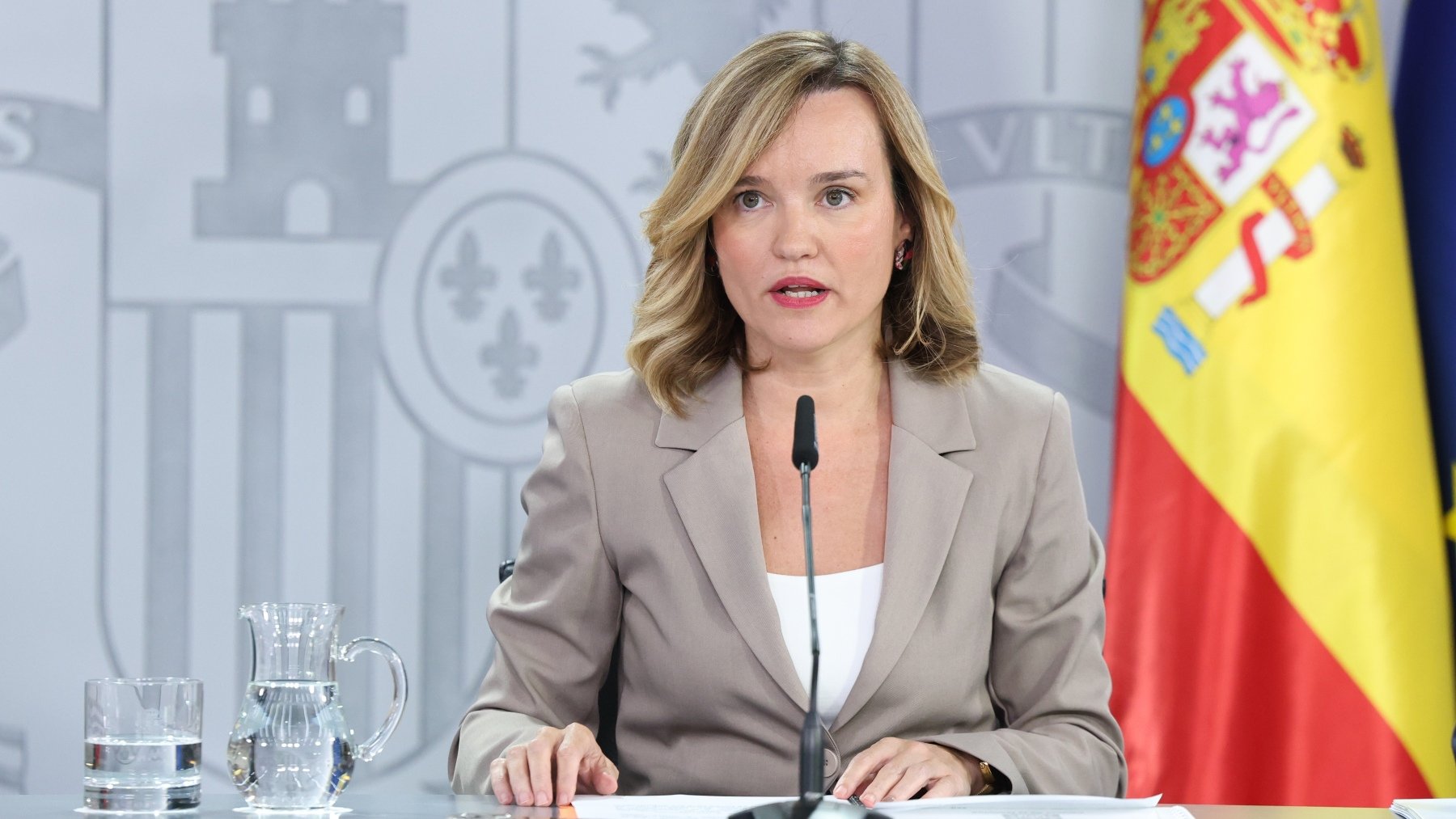 La ministra de Educación, Pilar Alegría. (EP)
