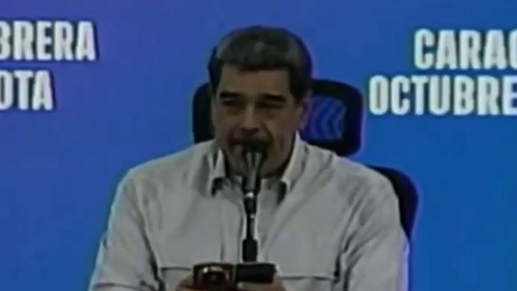 Nicolás Maduro, dictador de Venezuela.