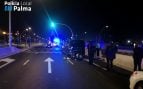 Cuadruplica el alcohol, choca en un semáforo y su padre acaba denunciado en Palma