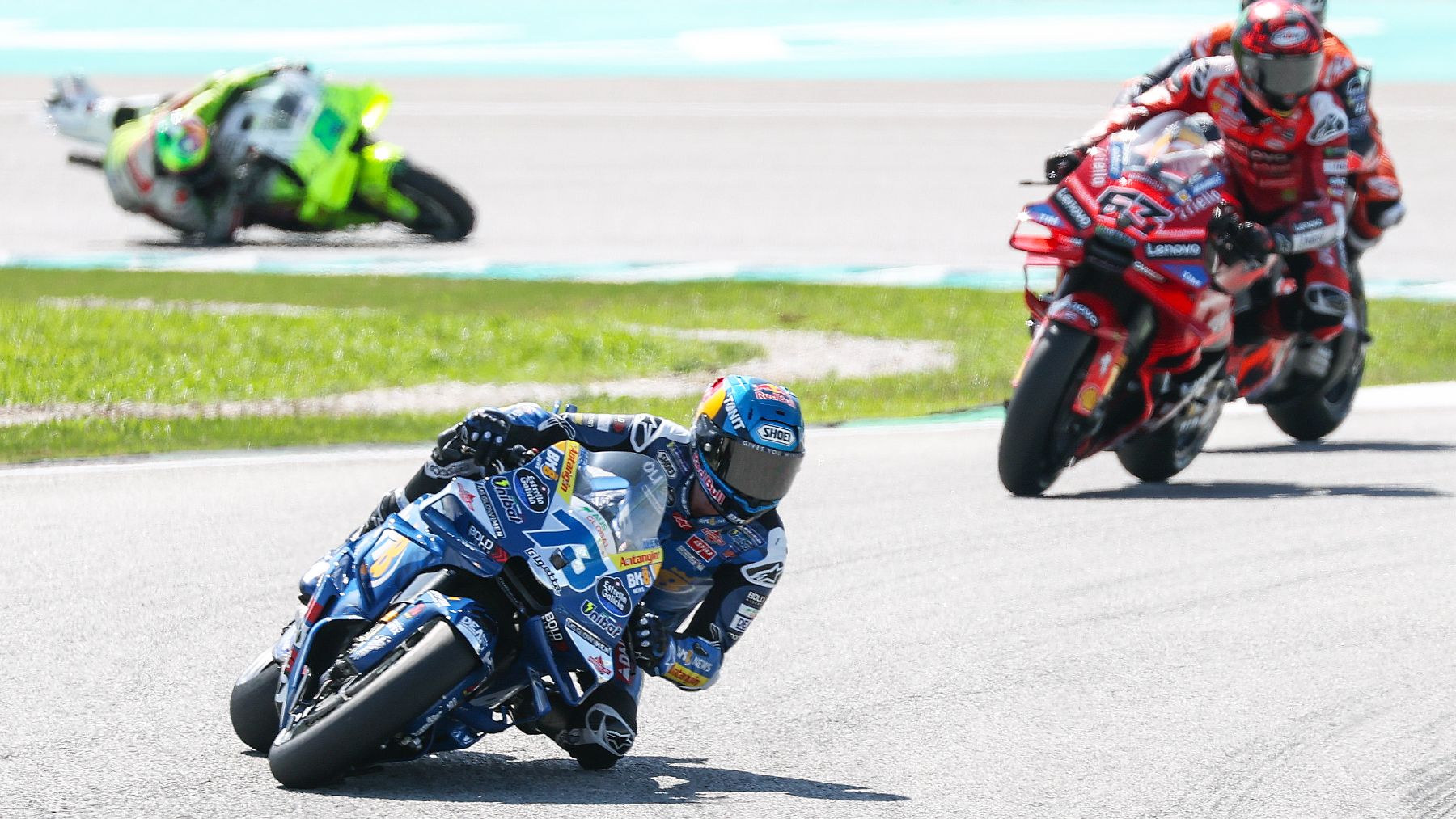 Álex Márquez, durante el GP de Malasia de MotoGP. (EFE)