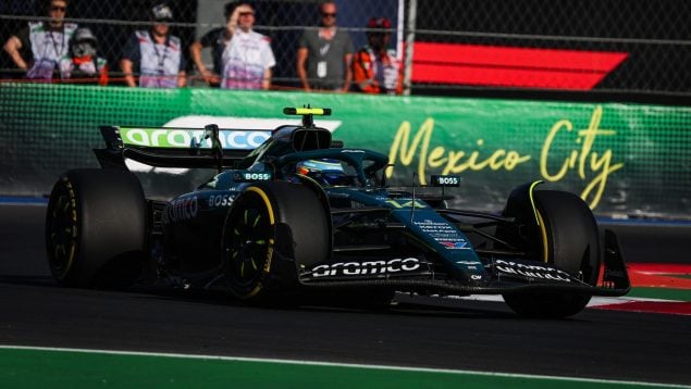Fernando Alonso, en el GP de México. (Europa Press)