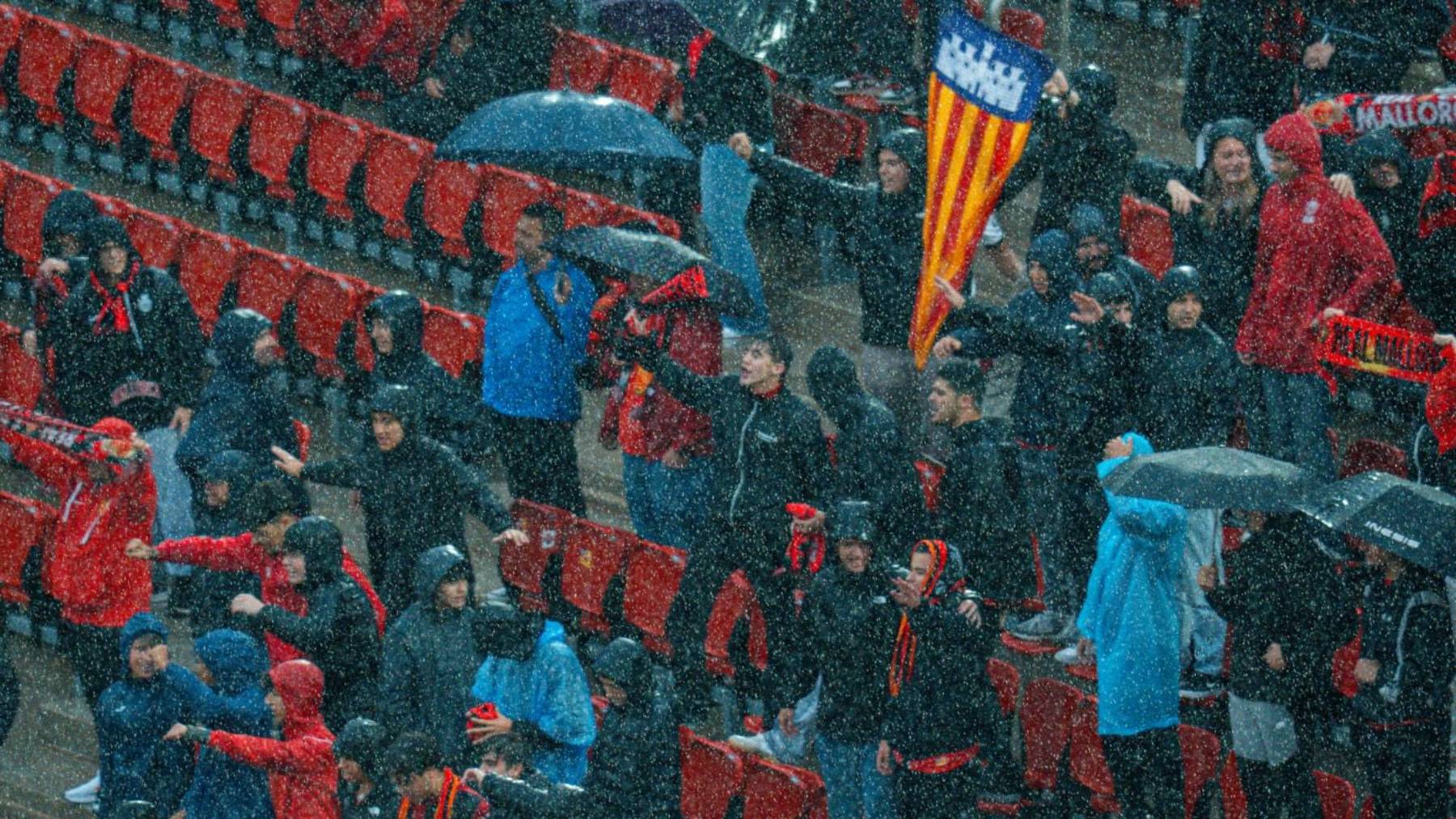 Imagen de la grada de Son Moix.