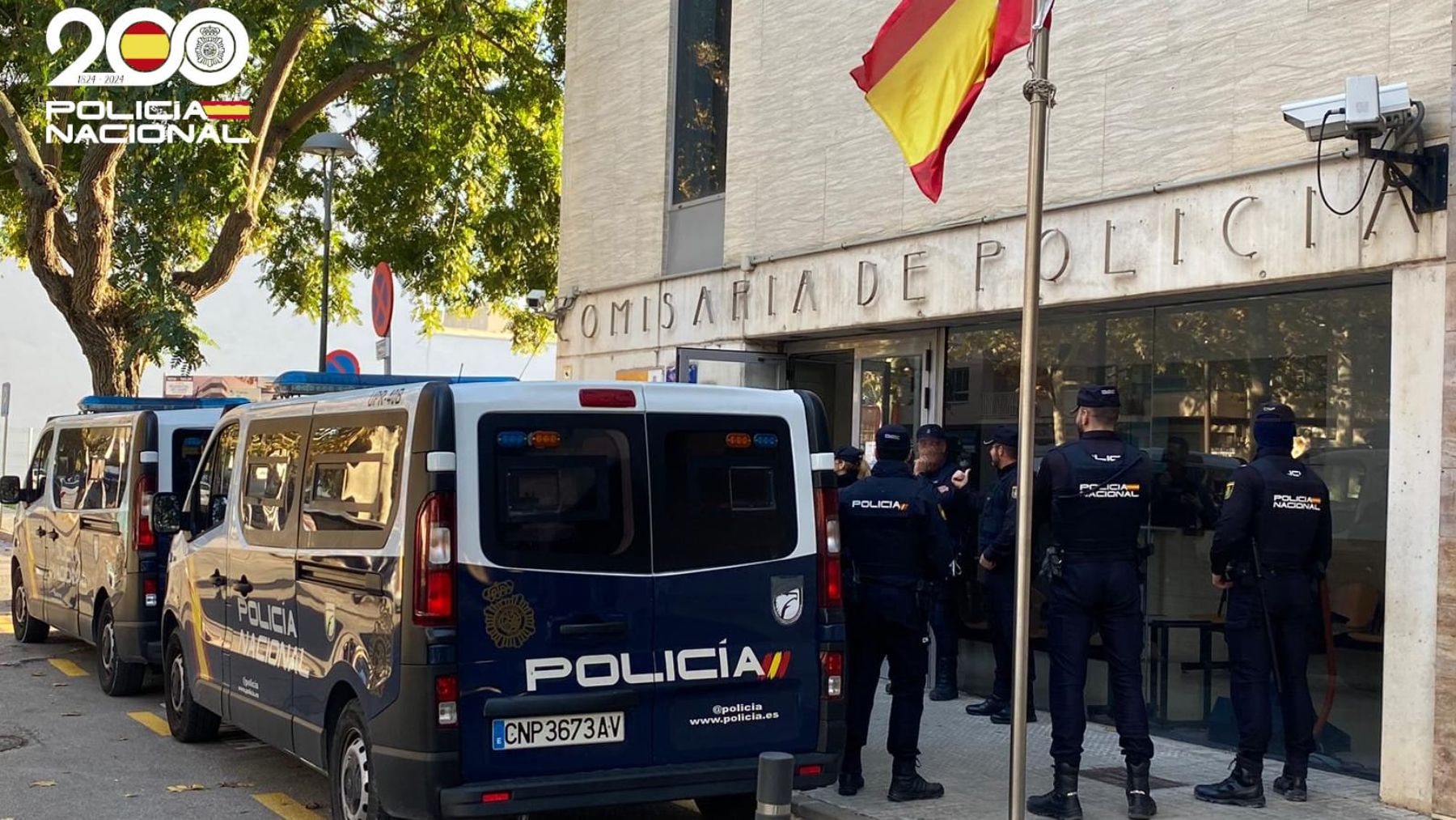 Agentes de Policía Nacional en Manacor.