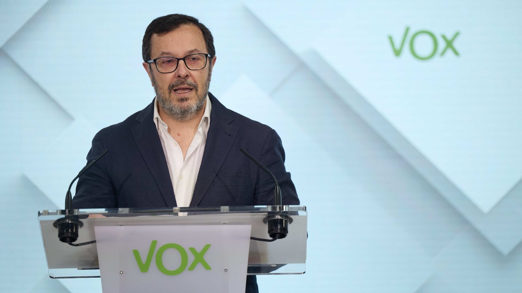 El portavoz nacional de Vox, José Antonio Fúster. (EP)