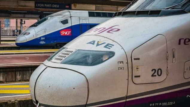 alta velocidad trenes AVE Francia Barcelona acto vandálico vandalismo incendio Lyon