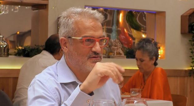 Francesc en 'First Dates'. (Mediaset)