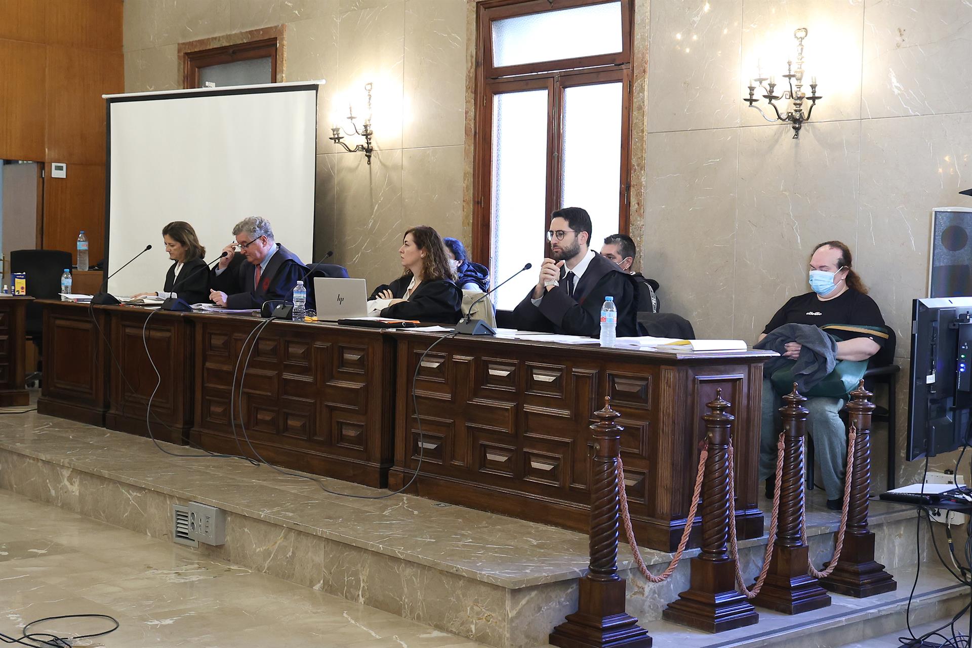 Imagen del juicio que se está celebrando en la Audiencia Provincial de Palma