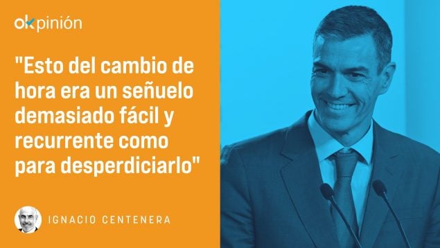 hora, cambio de hora, Pedro Sánchez