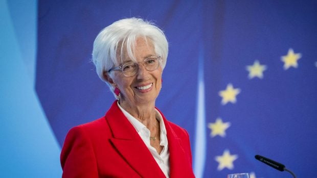 La presidenta del BCE, Christine Lagarde. (Getty Images)