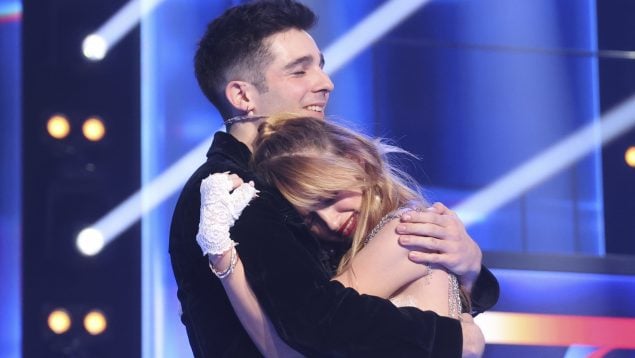 Max y Lucía Casani en la Gala 6 de OT 2025. (Prime Video)