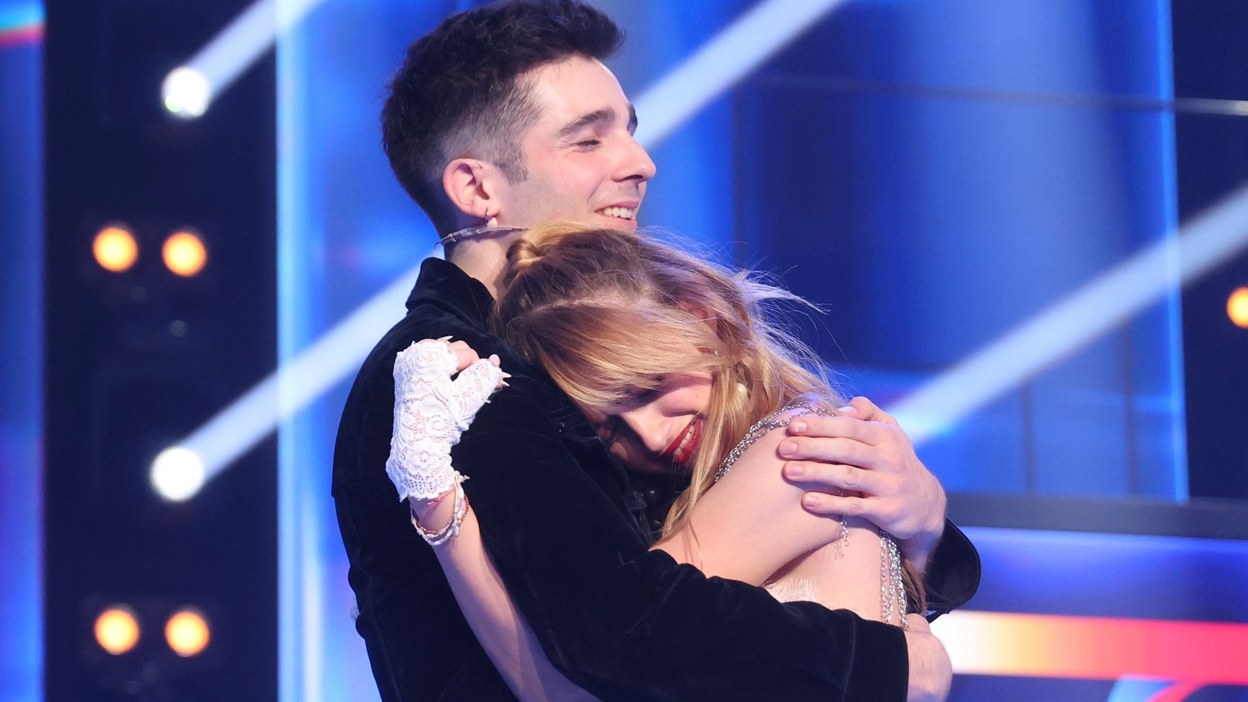 Max y Lucía Casani en la Gala 6 de OT 2025. (Prime Video)