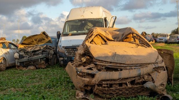 vehículos siniestrados DANA