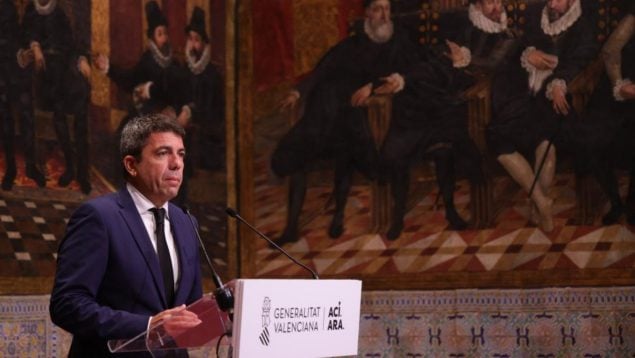 Mazón declaración institucional DANA