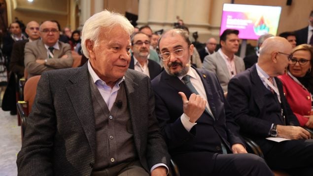 Históricos PSOE crítico Sánchez, Lambán, Javier Lambán, PSOE, Felipe González