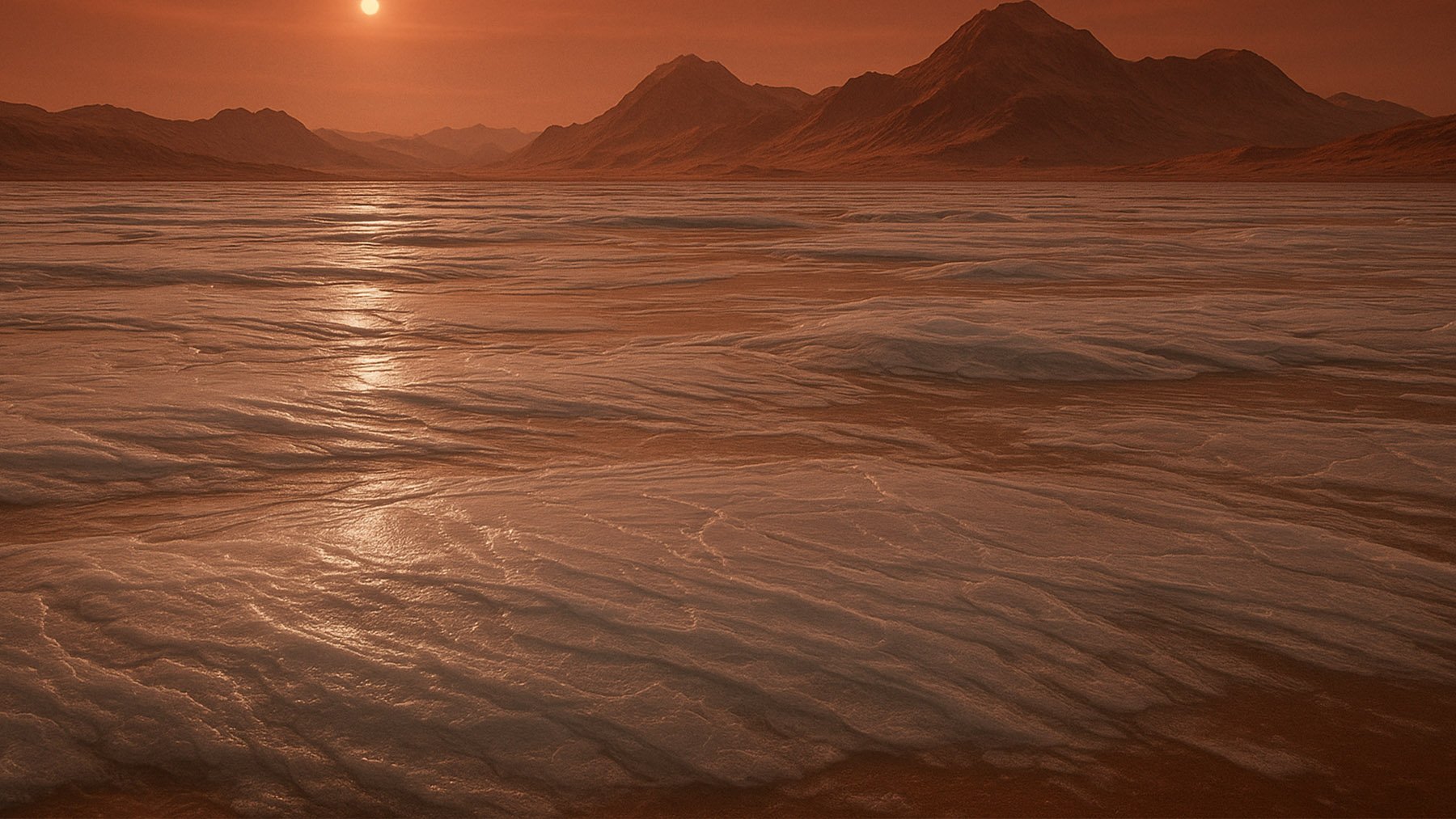 Los científicos no quitan ojo: sugieren que el hielo de Marte podría conservar vida de hace 50 millones de años