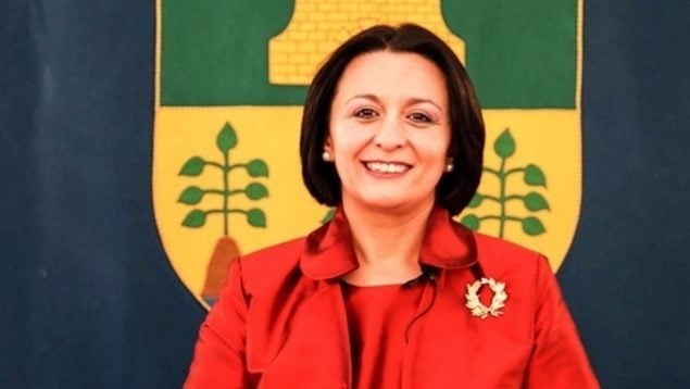 La alcaldesa socialista de Cantoria, Purificación Sánchez.