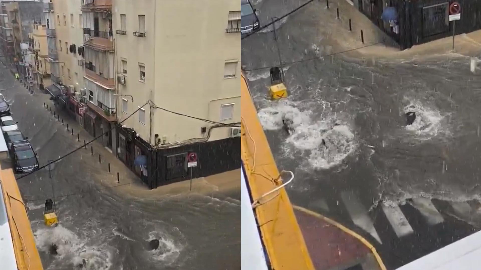 Inundaciones en Sevilla.