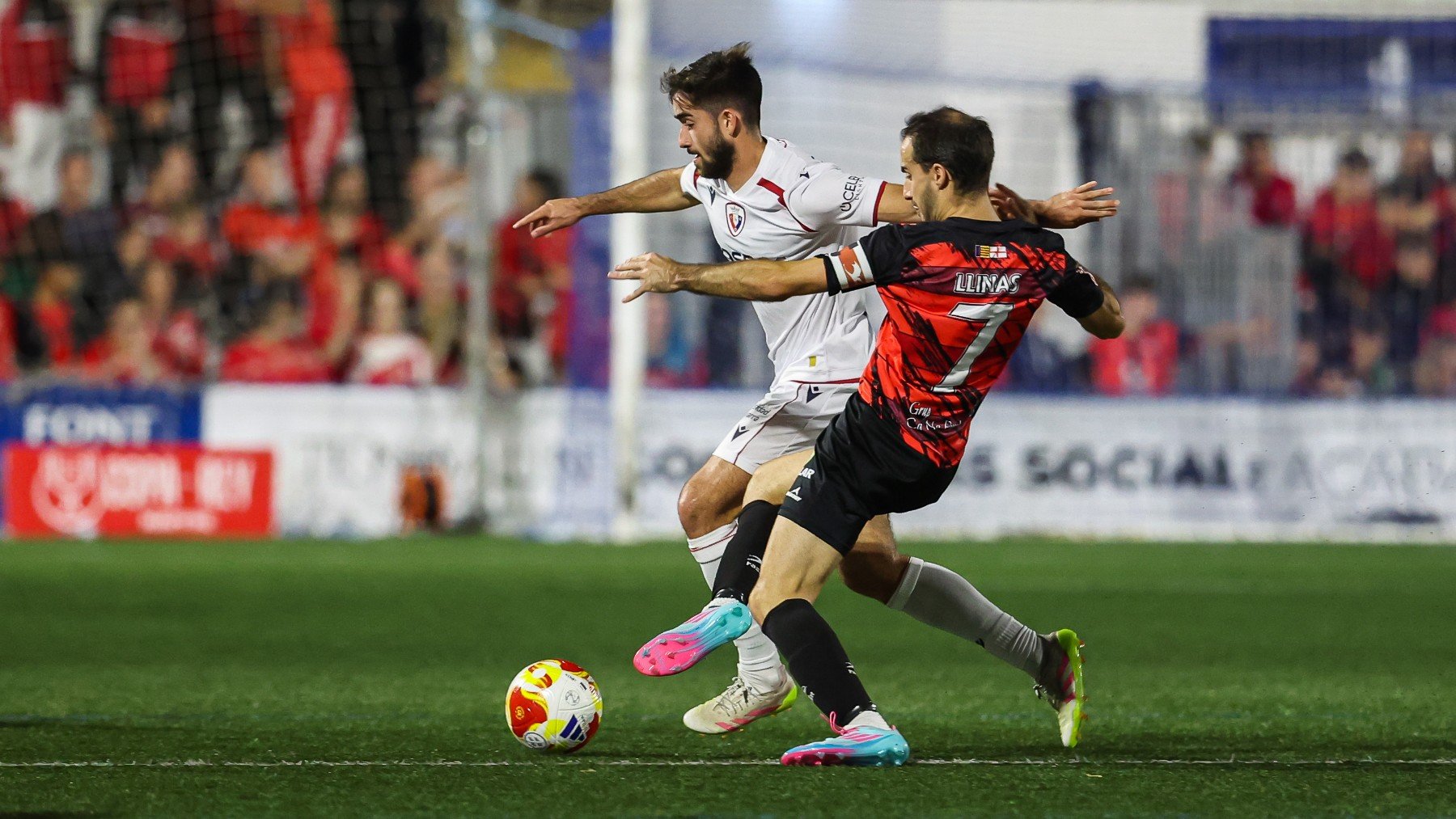 Un momento del partido.