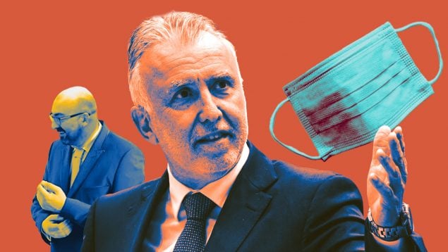 Ángel Víctor Torres, mascarillas, Aldama