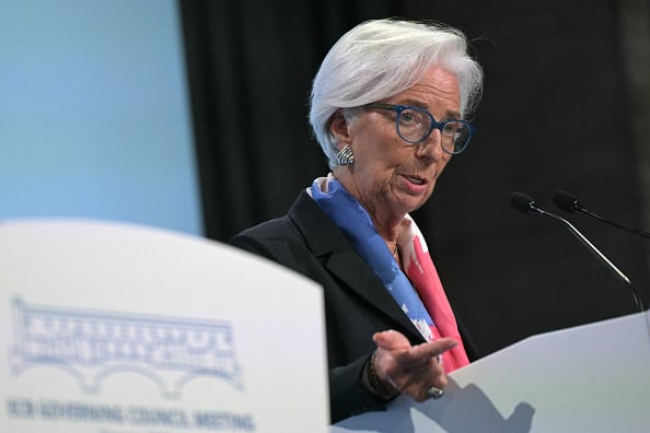 La presidenta del BCE, Christine Lagarde. (Getty Images)