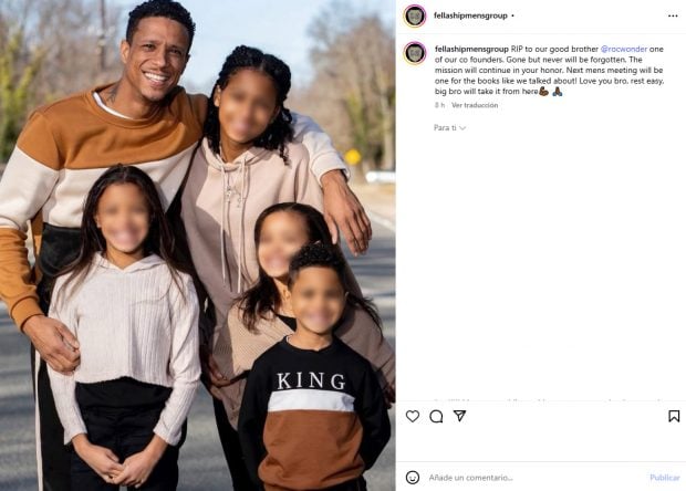 The Fellaship Mens Group se despide de Floyd Roger Myers Jr. (Instagram)