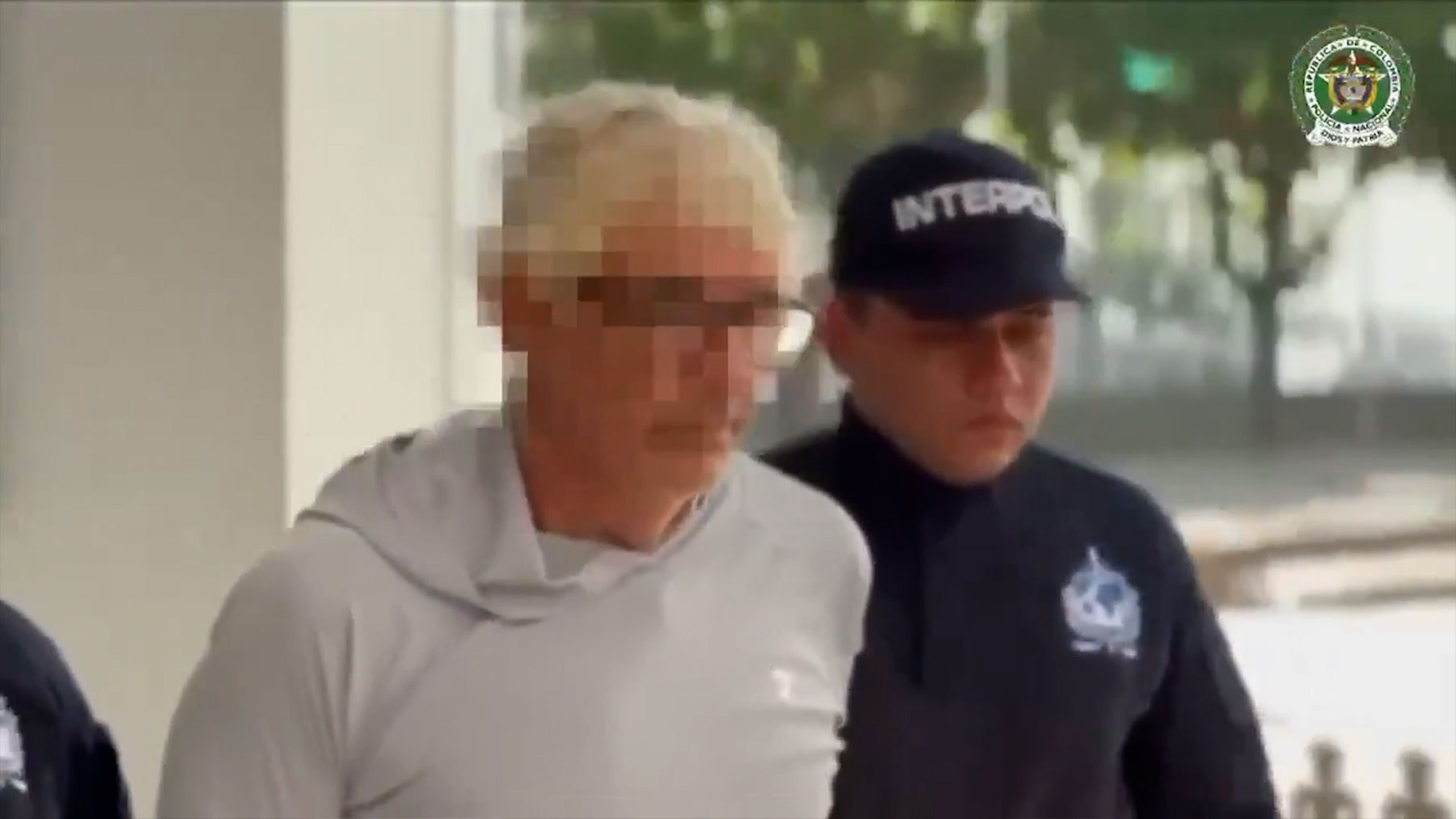 El momento de la detención del «Choki», presunto pederasta.