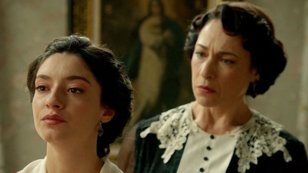 Ángela y Leocadia en La Promesa. (RTVE)