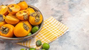 Caquis, frutas, alimentos