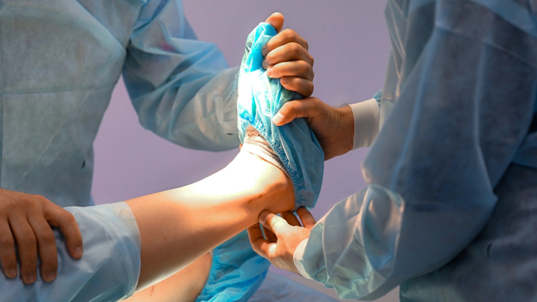 Una intervención en el pie.