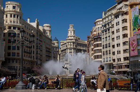 Una calle en Valencia. (Getty Images)