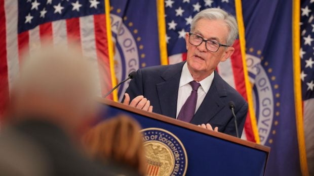 El presidente de la Reserva Federal (Fed), Jerome Powell. (Getty), fed, tipos de inter&eacute;s, trump, presi&oacute;n, powell