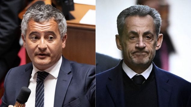 ministro de Justicia, Nicolas Sarkozy, caso Gadafi, cárcel, prisión, Francia, Gerald Darmanin