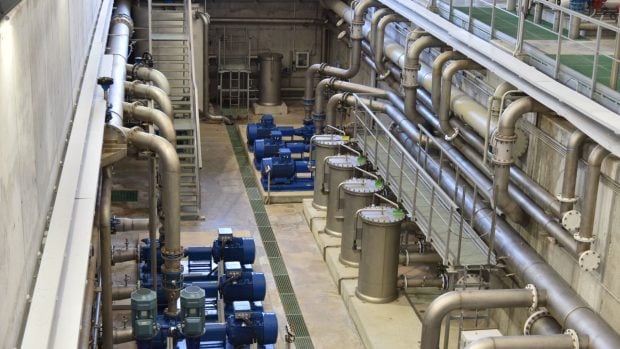 Tratamiento avanzado de regeneración en la EDAR de Arroyo Culebro Cuenca Media Alta. Foto: Canal de Isabel II).