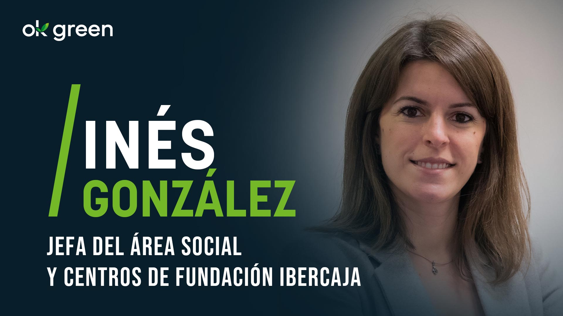 Inés González es jefa del Área Social y Centros de Fundación Ibercaja.