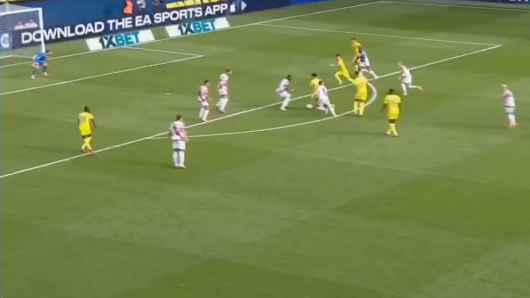 Así fue el fuera de juego de Gerard Moreno en el Villarreal-Rayo Vallecano.