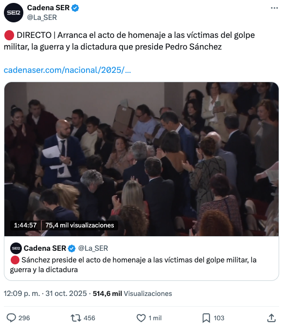 Cadena Ser, dictadura Sánchez, franquismo