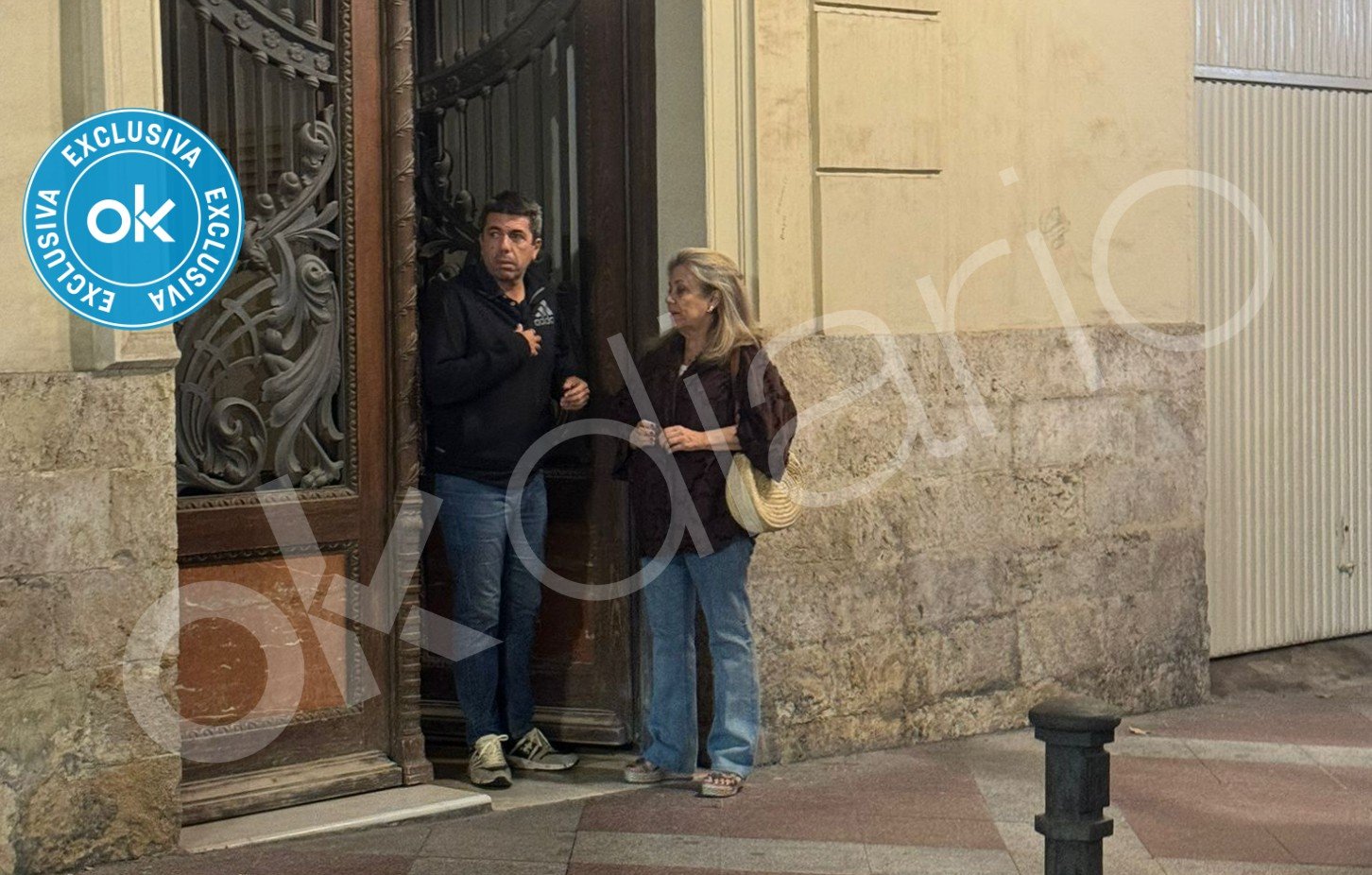 Carlos Mazón junto a Macarena Montesinos este domingo en Alicante.