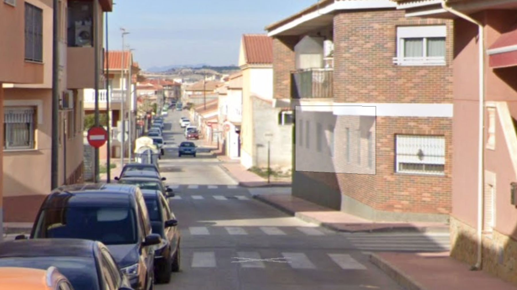 La calle en la que ha tenido lugar el suceso.