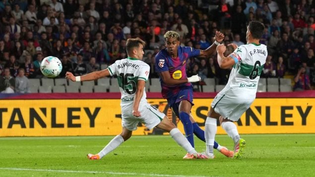 Lamine Yamal, Barcelona, Elche, directo