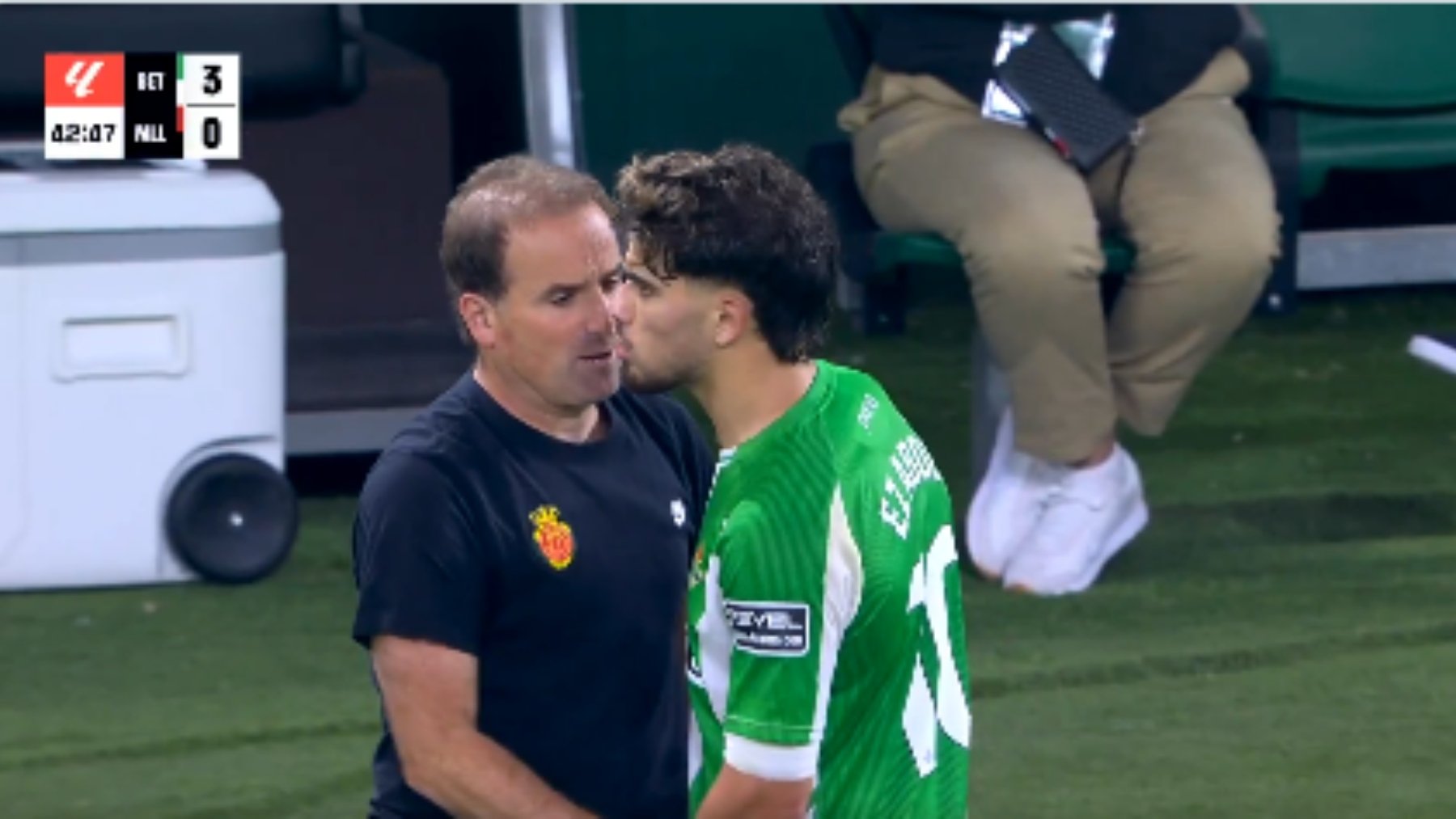 Arrasate a Abde: Vamos 3-0 y me haces eso a mí...