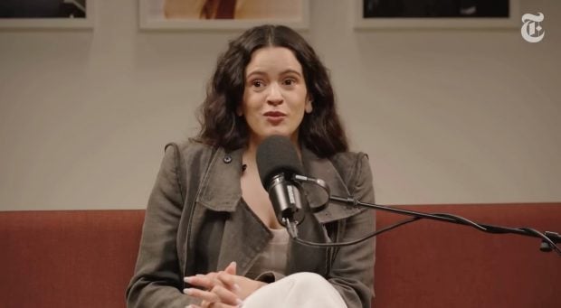 Rosalía en 'Popcast', un pódcast de The New York Times.