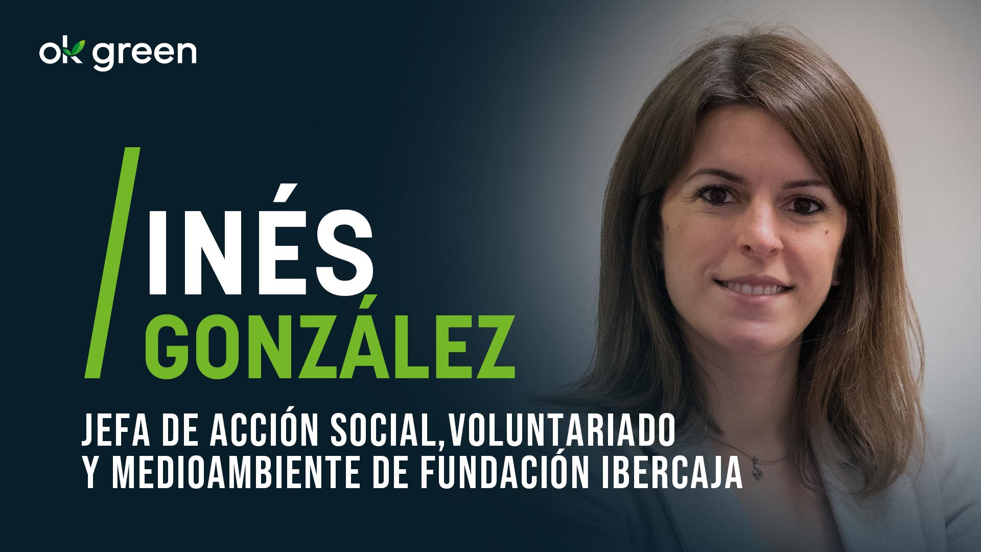 Inés González es jefa de Acción Social, Voluntariado y Medioambiente de Fundación Ibercaja.
