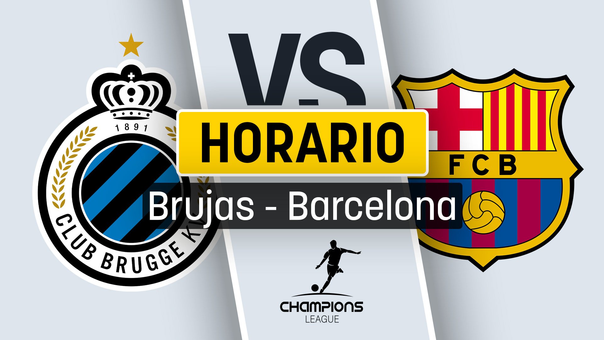 Brujas – Barcelona: cuándo se juega y dónde ver en directo y en vivo online gratis el partido de Champions League.