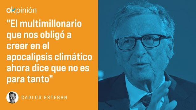Bill Gates ahora recula con el cambio climático