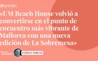 La Sobremesa de UM Beach House: música, mar y magia