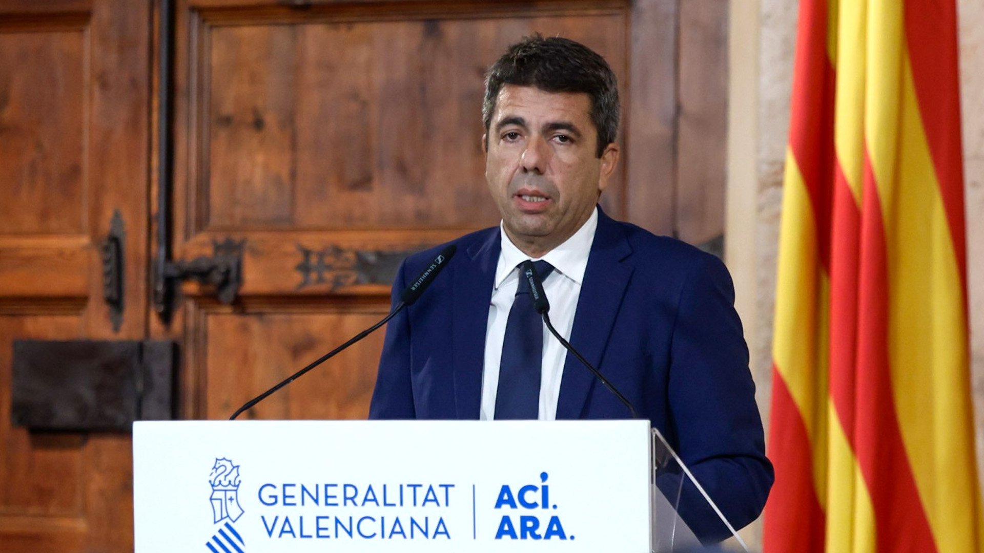 Carlos Mazón anuncia su dimisión.