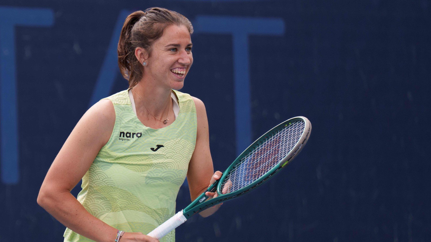 Sara Sorribes durante un entrenamiento. (Cedida)