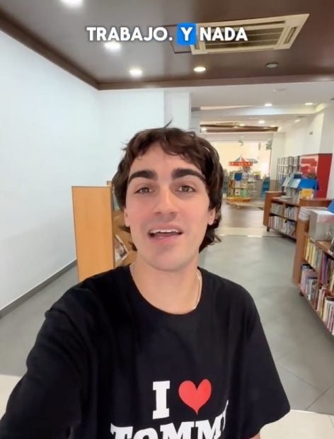 Borjamina en su vídeo. (Instagram)