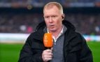 Paul Scholes como comentarista.