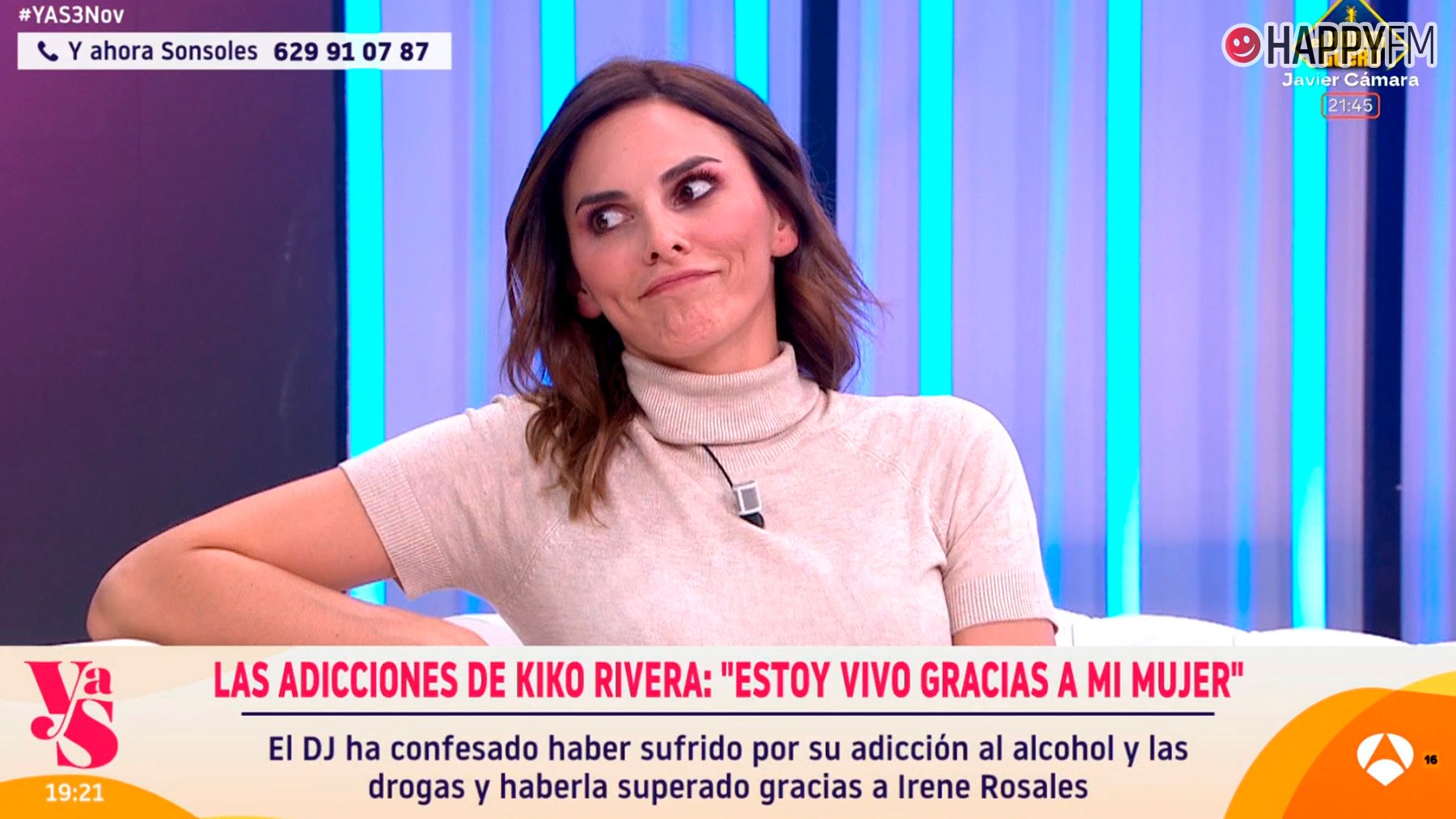 Irene Rosales en Y ahora Sonsoles. (Atresmedia)